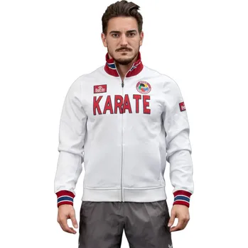 Pánská mikina Karate mikina Daedo Slim - bílá/červená, CH2221 S