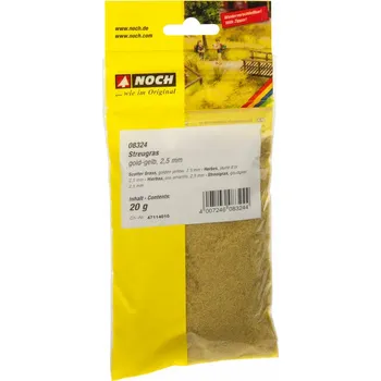 Modelová železnice Statická tráva - žlutý, 2,5 mm, 20 g / NOCH 08324