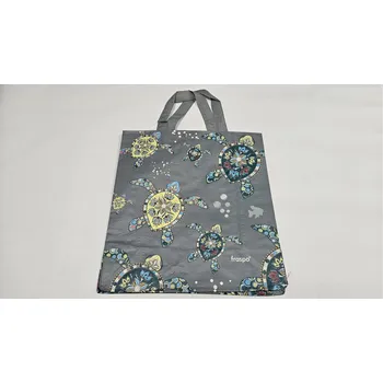 Taška 14 l, lamino, želva, šedá