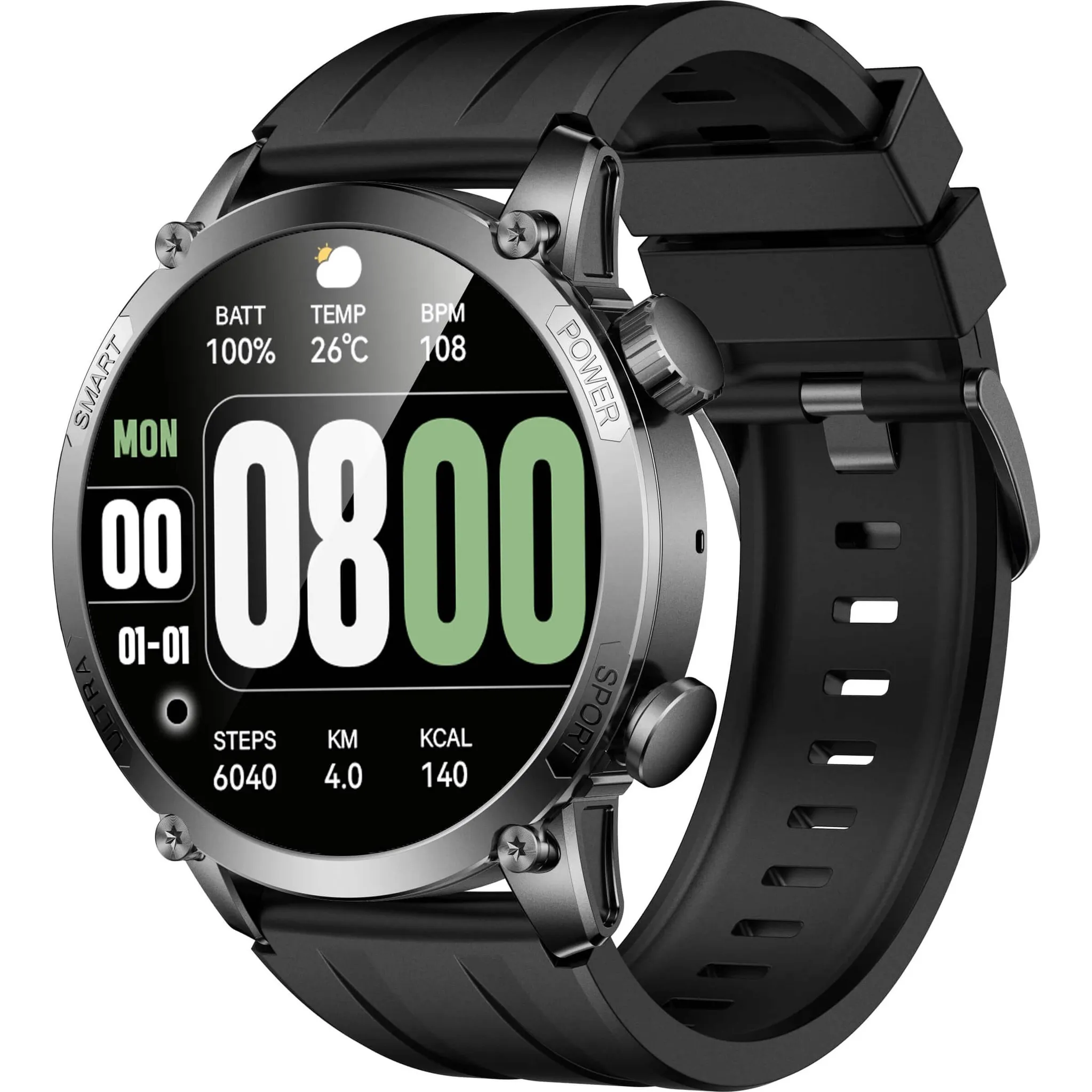 Fotografie 1 - Chytré hodinky Armodd Silentwatch 7 Pro GPS černé