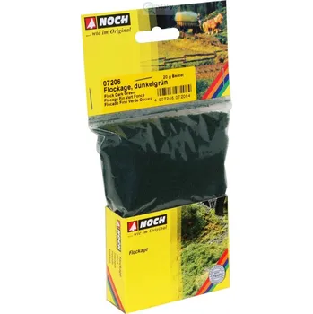 Modelová železnice Molitanové vločky - tmavě zelená, 20 g / NOCH 07206