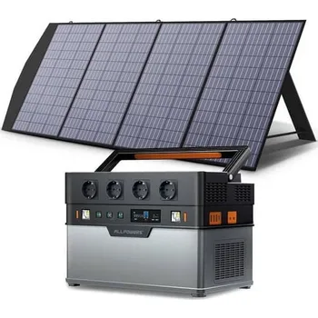 Elektrocentrála Přenosný solární generátor 1,5kW/ 200W