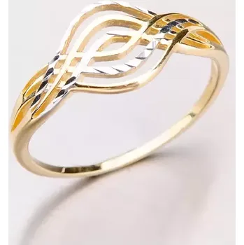 Prsten Dámský prsten žluté zlato 585 41-NP160 velikost 52