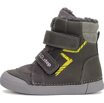 Chlapecké polobotky D.D.step D.D.step zimní kompromisní W068-42921 Dark grey W068-42921 Velikost 35