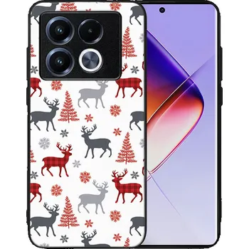Vánoční dekorace VSECHNONAMOBIL 96135 MY ART Kryt s vánočním designem Infinix Note 40 Pro / 40 Pro+ 5G DEER (068)