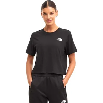 Dámské tričko tričko dámské THE NORTH FACE W SIMPLE DOME CROPPED SLIM TEE BLACK - M