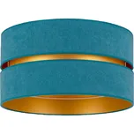 Duolla - Stropní svítidlo DUO 1xE27/40W/230V pr. 40 cm tyrkysová/zlatá