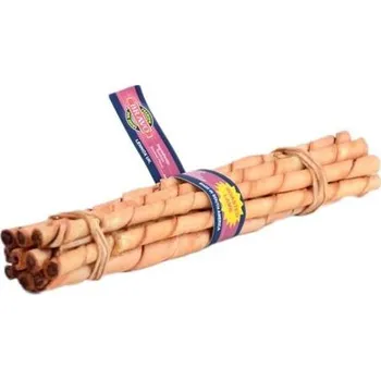 Pamlsek pro psa Bravo Tyčka z hovězí kůže Lamb 10ks – jehněčí – 25 cm