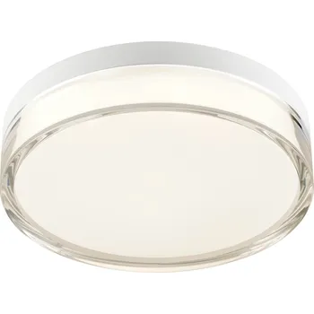 Redo Stropní LED svítidlo FRISBI, 12W, Ø 230 mm, CCT switch 3000-4000K, IP44 Barva: Černá