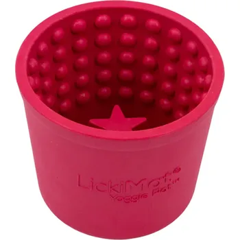 lízací podložka LickiMat Yoggie Pot lízací kelímek růžový