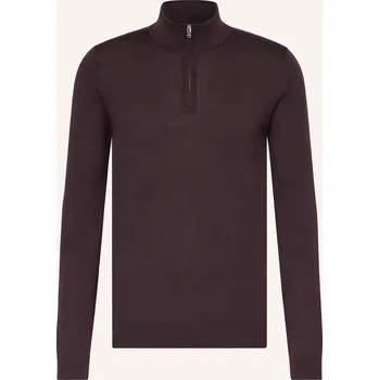 Pánský svetr Reiss Pánský Svetr Troyer Blackhall Z Merino Vlny, tmavě...