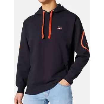 Pánská mikina Pánská mikina Gant Retro Logo - Relaxed střih - Velikost XL, Barva Modrá 46928 2007025