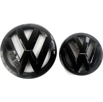 Znak automobilu VW ARTEON (2017-2020) přední a zadní znak, logo (14cm a 11,2cm) - černá lesklá