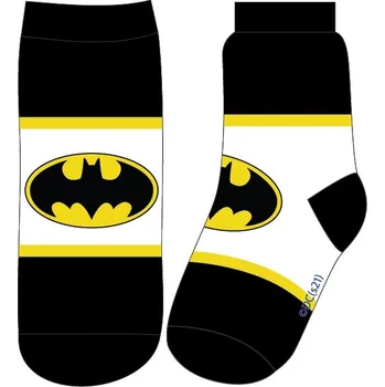 Chlapecké ponožky BATMAN s proužky modrobílé Barva: Černá, Velikost: 31-34
