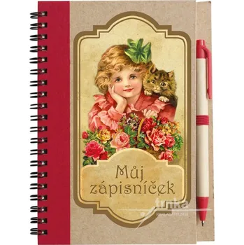 Zápisník Zápisník, Můj zápisníček s kočkou a růžemi