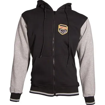 Pánská mikina Mikina s kapucí Top Ten Coat of Arms - černá/šedá, 19111-91 M