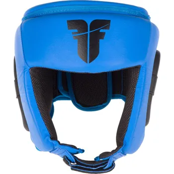 Chránič hlavy na box a bojový sport Přilba Fighter SIAM Competition - modrá, FHG-001B L/XL