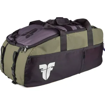 Sportovní taška Sportovní taška FIGHTER LINE XL zelená/šedá/černá, FTBP-03