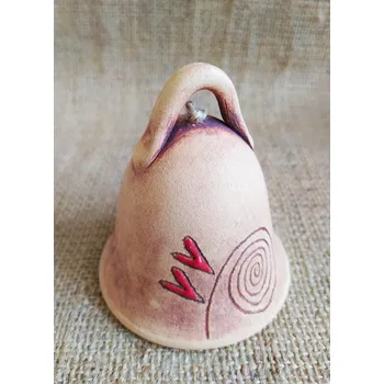 Vánoční dekorace keramický zvoneček 03