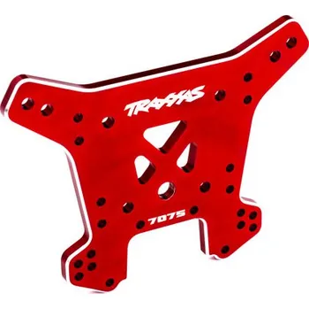 RC náhradní díl Traxxas vež tlumičů zadní hliníková červeně eloxovaná (pro Sledge) (9639R)