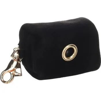 sáček na exkrement Flamingo Zásobník na pytlíky Sueda černý