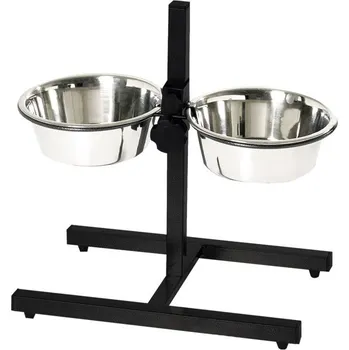 Miska pro psa Nobby psí bar S, výška 9-40cm, 2x miska 1,5l