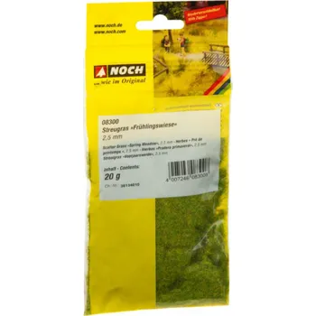 Modelová železnice Statická tráva - jarní louka, 2,5 mm, 20 g / NOCH 08300