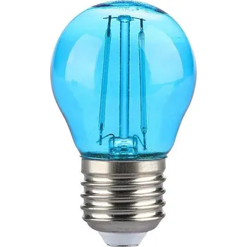 Žárovka LED Žárovka FILAMENT G45 E27/2W/230V modrá