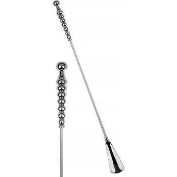 Pracovní obuv Lžíce na boty obuv dlouhá kovová stříbrná 62 cm