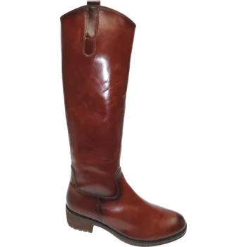 Dámské kozačky Zimní vycházková obuv-kozačky, Gabor, (lýtko S), sattel: Hnědá Hladká kůže 28,3 42 (36-37 cm) - S G - standardní šíře (21155-21155)