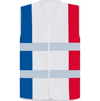 Pánská vesta Korntex Národní bezpečnostní vesta KX144 Blue-White S/M