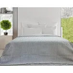 Přehoz na postel Pied šedo bílá cena od - dvoulůžko 240x260