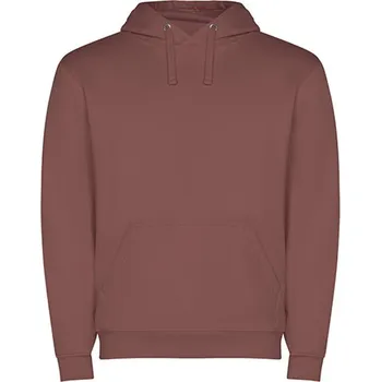 Pánská mikina Roly Unisex mikina s kapucí RY1067 Pale Red 168 XS