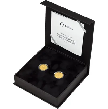 Sada dvou zlatých mincí Svatovítský poklad - Relikvie sv. Ludmily proof