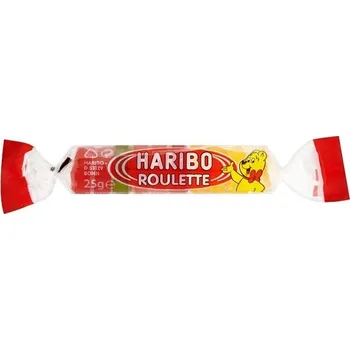 Cukrovinka Haribo Frucht Roulette 25g balení - 50 ks