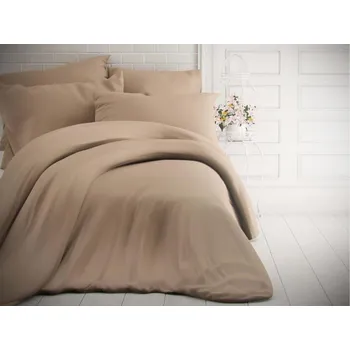 Povlečení Kvalitex Francouzské bavlněné povlečení 240x200, 70x90cm béžové