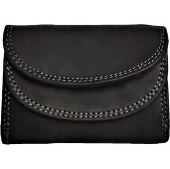 Peněženka Mini kožená peněženka černá