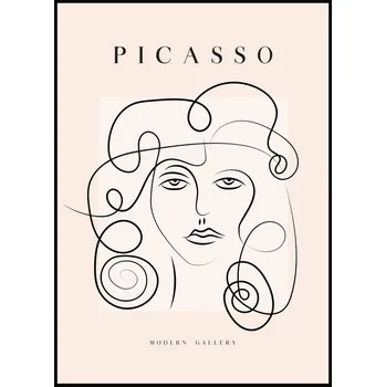 Plakát Jen tak z lásky Pablo Picasso - Žena Rozměr plakátu: A4 (21 x 29,7 cm)