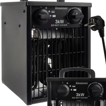 Průmyslové topidlo Elektrický ohřívač KAMINER 3kW