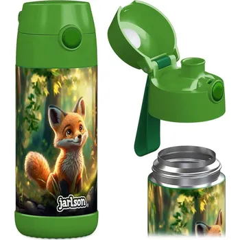 Termoska Dětská nerezová termoláhev na pití JARLSON MALI Liška 350 ml