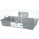 Zolux S.A.S. Klec morče PRIMO 80cm bílá/šedá s výbavou Zolux