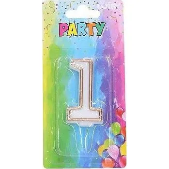 Pokladnička Párty svíčka 1 - zlatá