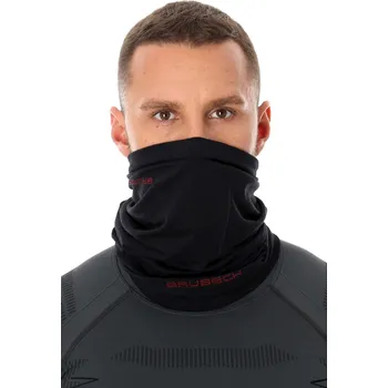 Šátek BRUBECK MERINO WOOL MULTIFUNKČNÍ ŠÁTEK Barva: Černá, Velikost: L/XL