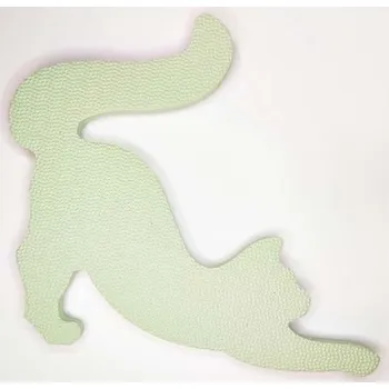 Pěnová kočka zelená EVA Toyformat - Malý Génius cat_gre