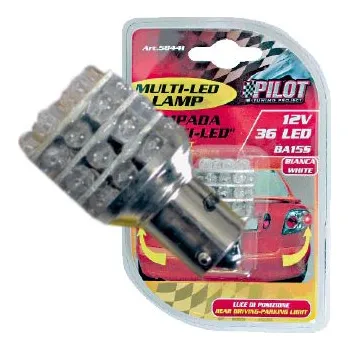 Držák SPZ LED žárovka P21W červená_02