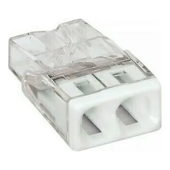 Zapichovací svorka 2x2,5mm², push-in beznástrojové připojení pro vodiče CYKY, 450V24A, 2vodičová spojka - LED Solution - 191440 - 191440