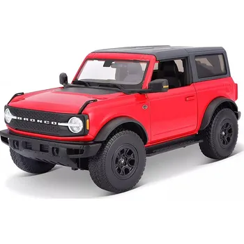 autíčko Maisto Ford Bronco Wildtrak 2021 1:18 červená