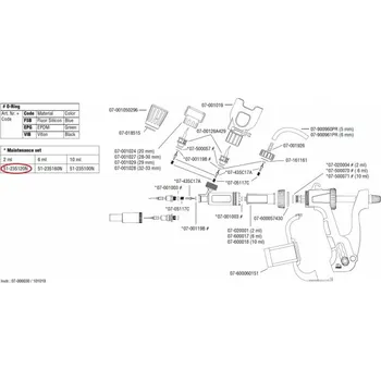 Chov hospodářského zvířete Náhradní díly k TU-V-Master, 2 ml