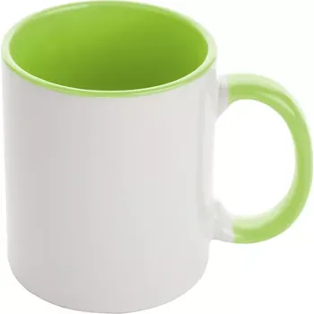InnoColour sublimační hrnek - limetková zelená / bílá - AP791325-71