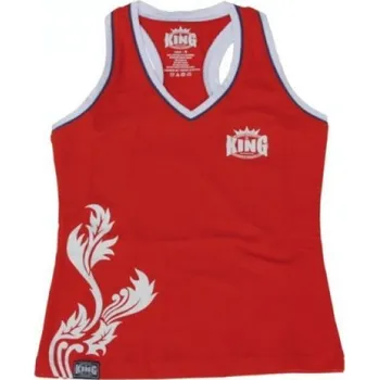 Oblečení pro bojové sporty dámský top King - červená, King Lady Red M